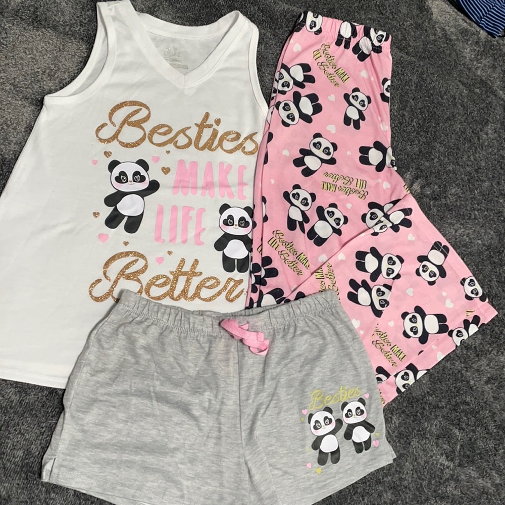 Justice 3 piece PJs